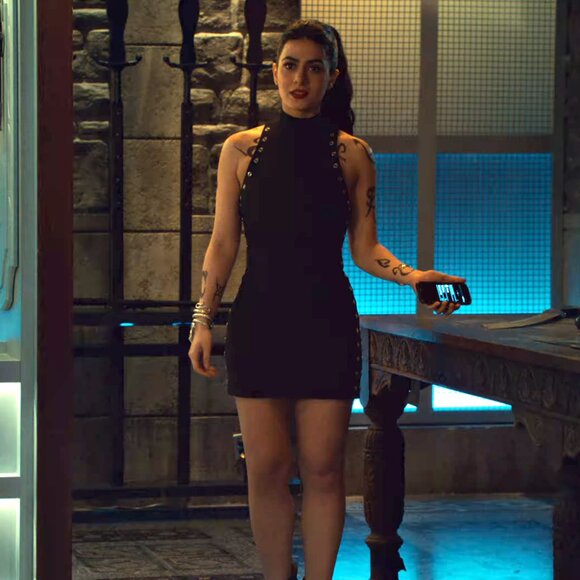 Cinq à Sept Ava Mock-Neck Crepe Grommet Dress ASO Isabelle Lightwood - Picture 11 of 11